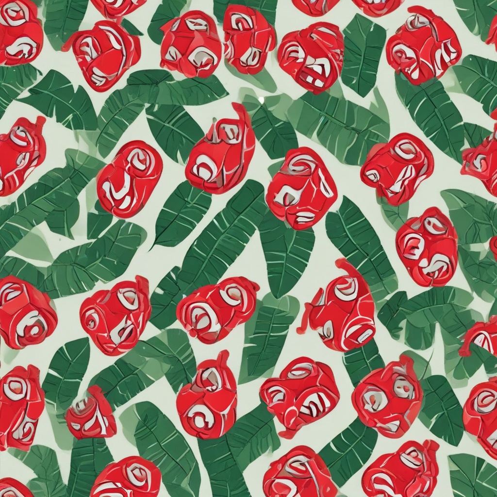 Red sour rolls wrapped in green banana leaves